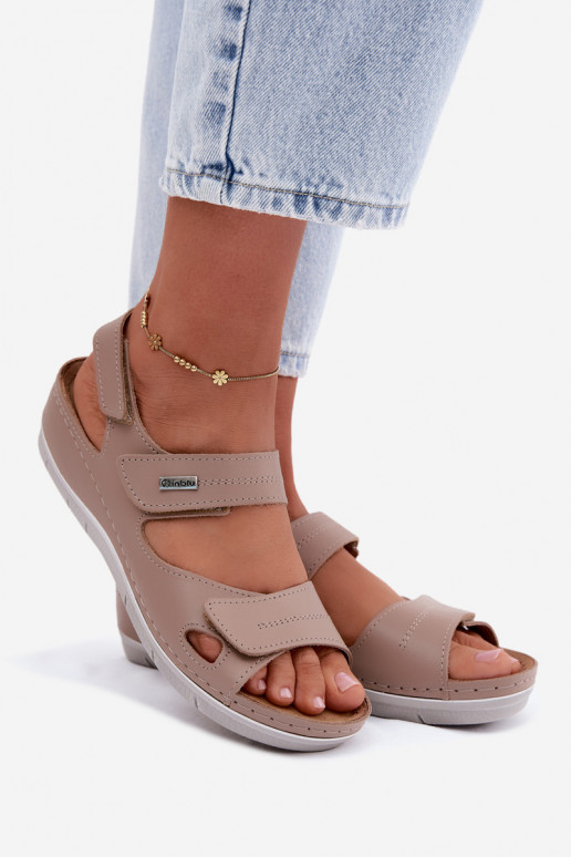 Sandales brunes pour femmes Inblu