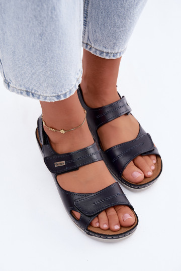 Sandales bleu foncé pour femmes Inblu