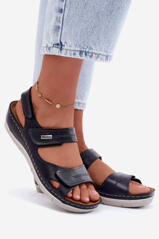 Sandales bleu foncé pour femmes Inblu