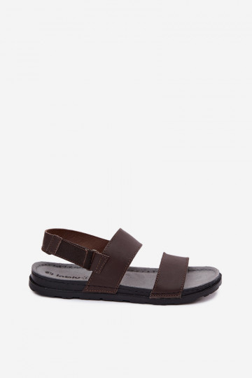 Sandales brun foncé pour hommes INBLU 2