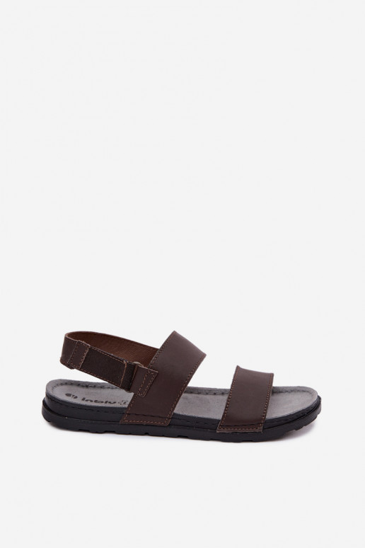 Sandales brun foncé pour hommes INBLU