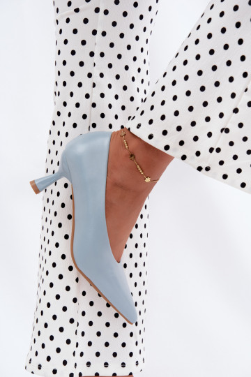 Chaussures pointues avec talons bleus Silenta 2