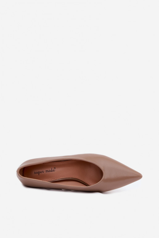 Chaussures pointues avec talons kaki Silenta