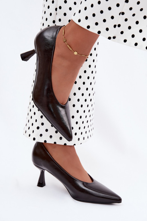 Chaussures pointues avec talons CzekoladoĮe Silenta