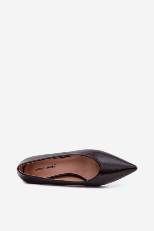 Chaussures pointues avec talons CzekoladoĮe Silenta