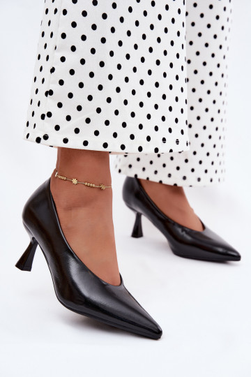 Chaussures pointues avec talons noirs Silenta 2