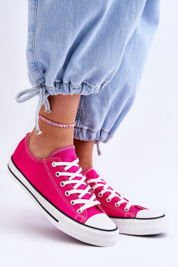 Baskets basses classiques pour femmes en rose Vegas