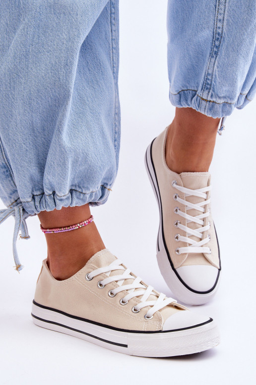 Baskets basses classiques pour femmes en ivoire Vegas