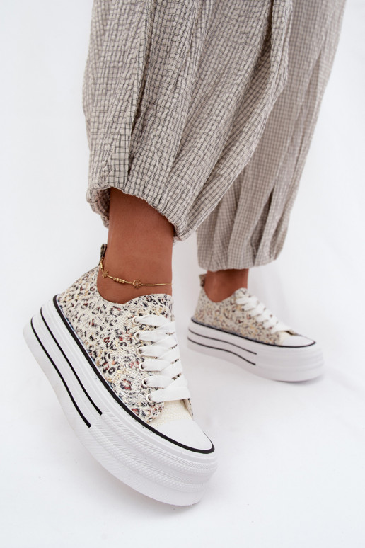 À motifs Chaussures de loisirs avec une plateforme Couleurs différentes Stilla