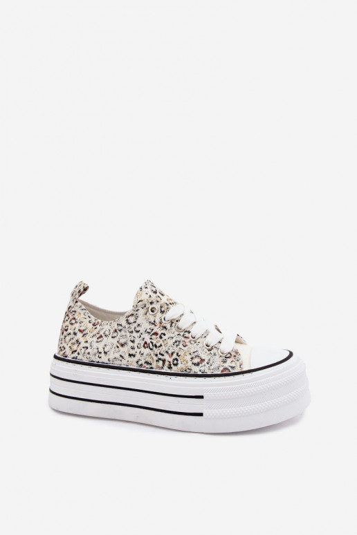 À motifs Chaussures de loisirs avec une plateforme Couleurs différentes Stilla