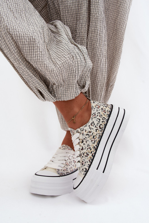 À motifs Chaussures de loisirs avec une plateforme Couleurs différentes Stilla