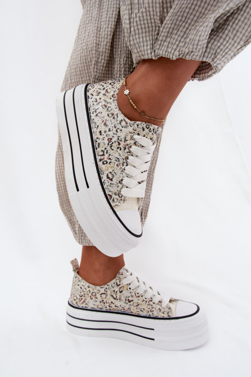 À motifs Chaussures de loisirs avec une plateforme Couleurs différentes Stilla
