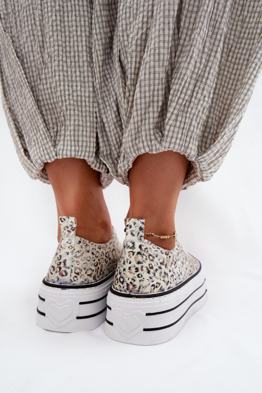À motifs Chaussures de loisirs avec une plateforme Couleurs différentes Stilla