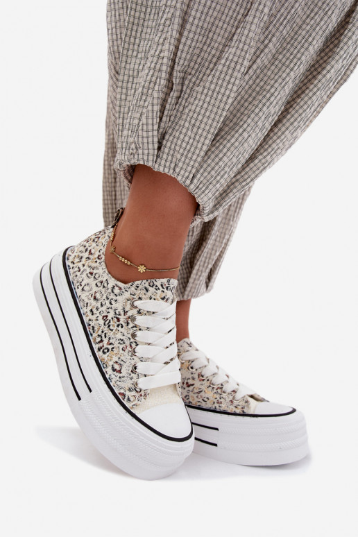 À motifs Chaussures de loisirs avec une plateforme Couleurs différentes Stilla