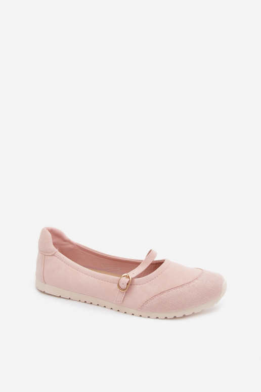 Ballerines Style sportif avec des sangles couleur rose Charmy