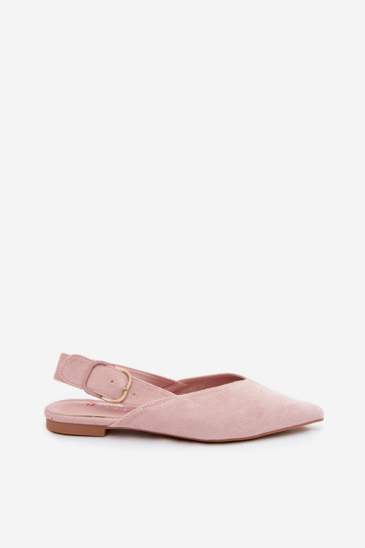Ballerines roses avec boucles Tanelia