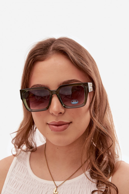 Lunettes de soleil vertes pour femmes