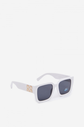Lunettes de soleil blanches pour femmes