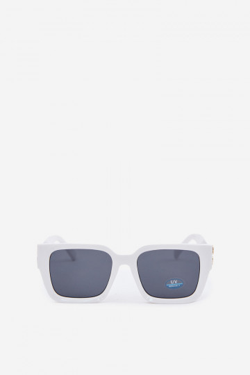 Lunettes de soleil blanches pour femmes 2
