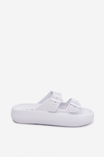 Chaussons pour femmes avec mousse et bandes blanches Sharmen 2