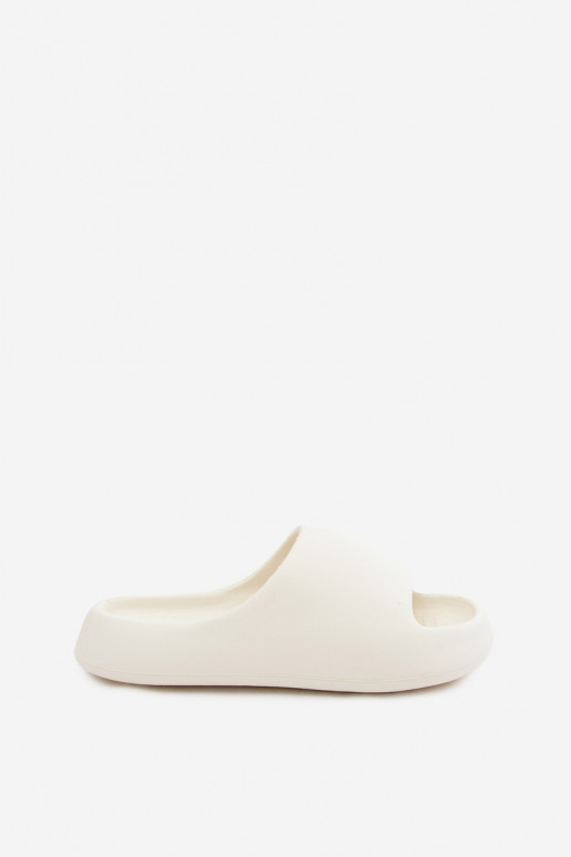 Pantoufles légères Pantoufles pour femmes couleur ivoire Poppelle