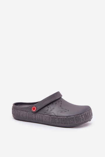 Sabots légers pour hommes Big Star II175007 gris