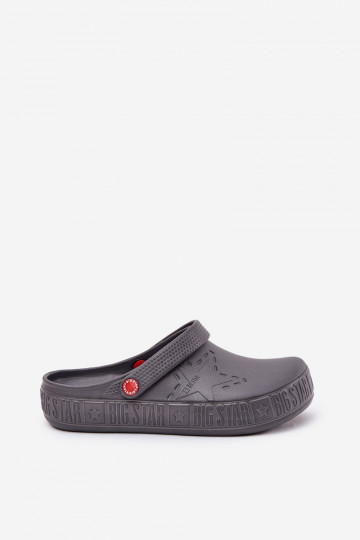 Sabots légers pour hommes Big Star II175007 gris 2