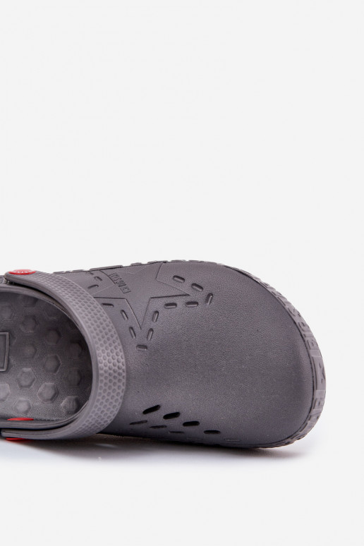 Sabots légers pour hommes Big Star II175007 gris