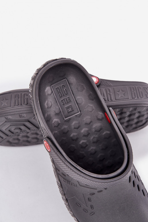 Sabots légers pour hommes Big Star II175007 gris