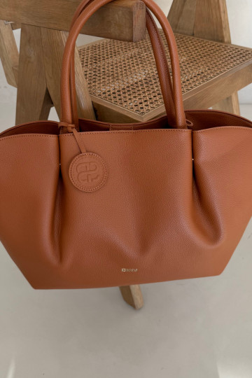 Grand sac marron pour femmes Big Star SS574006 2