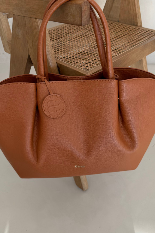 Grand sac marron pour femmes Big Star SS574006