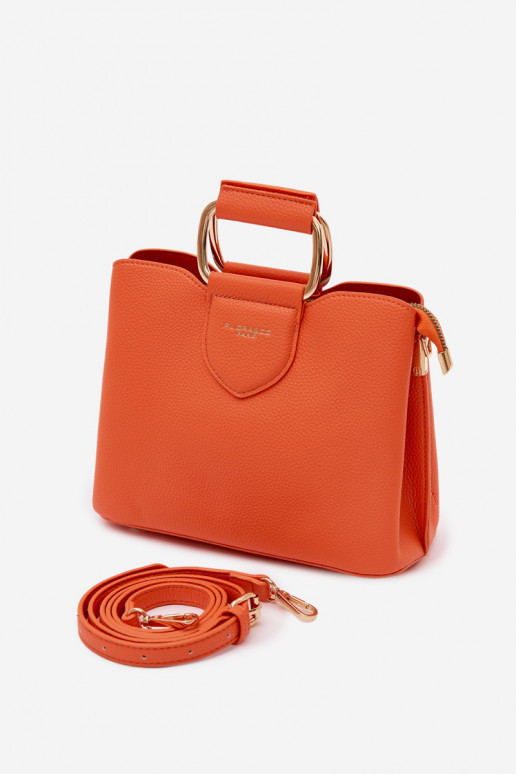 Sac orange en simili cuir Lorielle