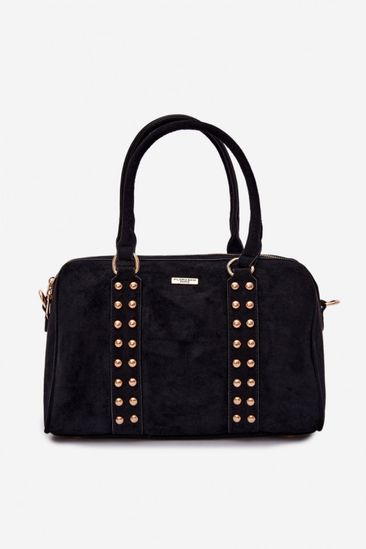 Sac noir avec clous dorés Emelle