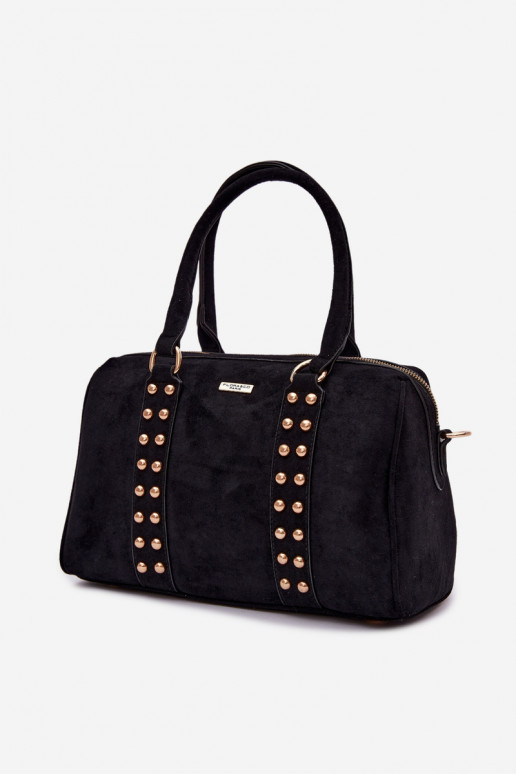 Sac noir avec clous dorés Emelle