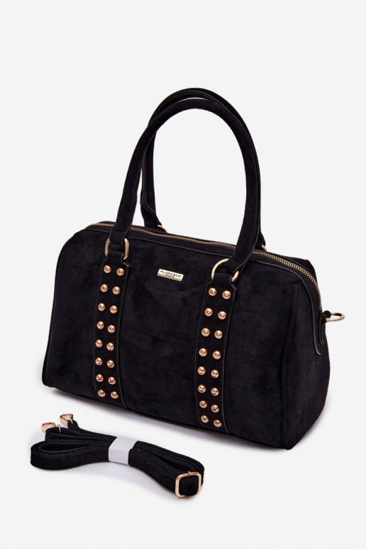 Sac noir avec clous dorés Emelle