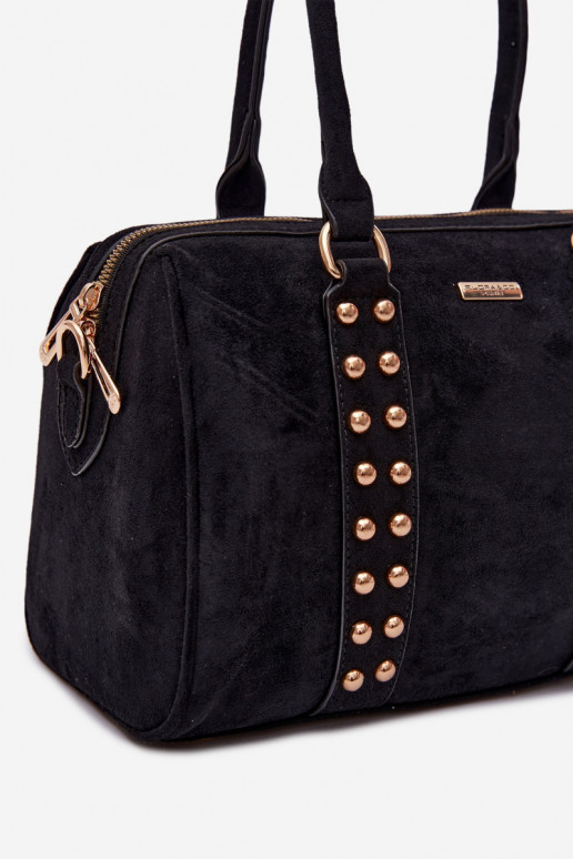 Sac noir avec clous dorés Emelle