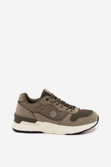 Chaussures de sport pour hommes avec plateforme en vert Hanirin 2