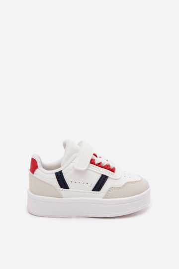 Chaussures de sport pour enfants avec Velcro en blanc Tailva 2