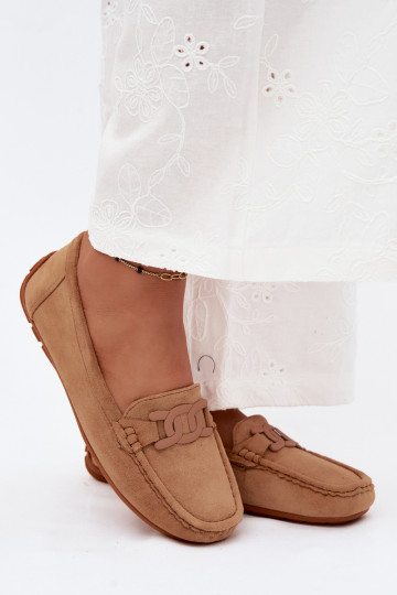 Mocassins riches en daim pour femmes couleur marron Rabell 2