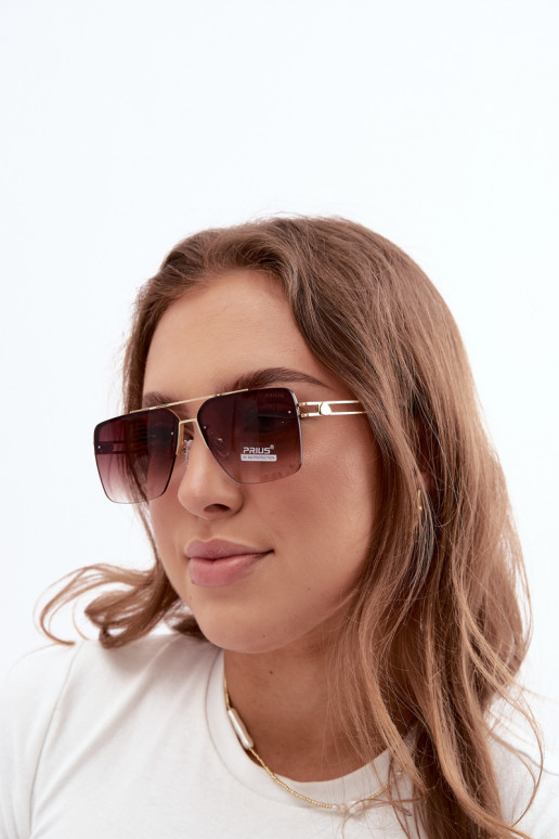 Lunettes de soleil avec filtre UV couleur marron