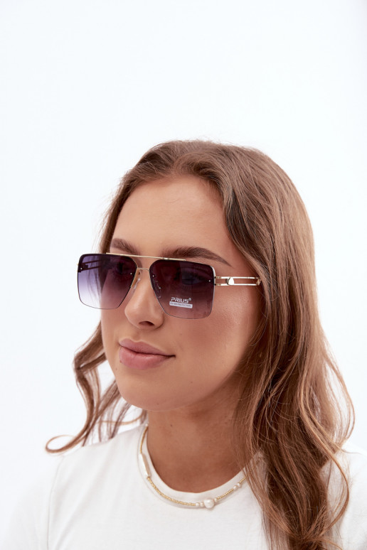 Lunettes de soleil avec filtre UV couleur bleu foncé