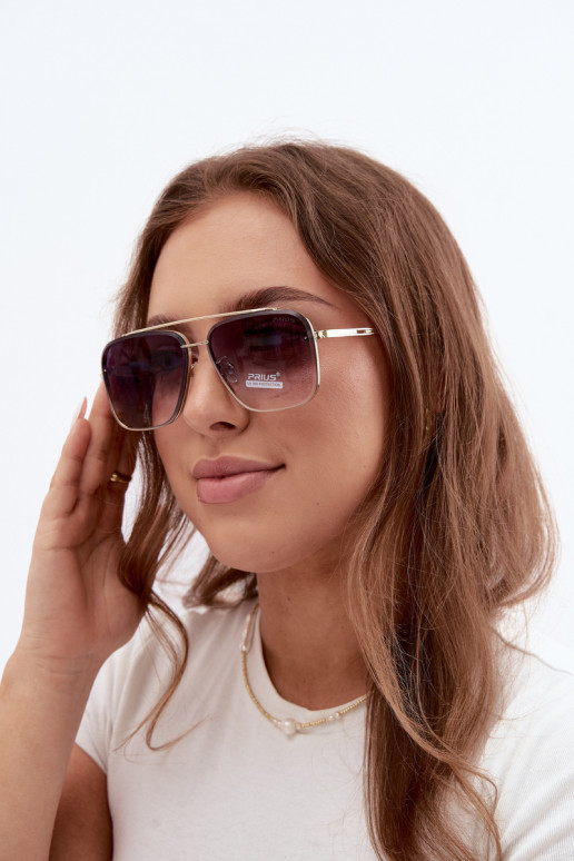 Lunettes de soleil avec filtre UV 400 violettes