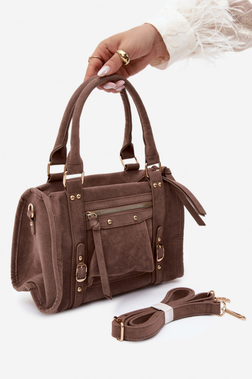Sac en daim synthétique argile Lendra