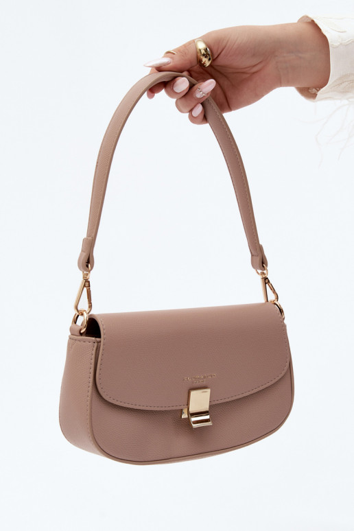 Petit sac en simili cuir ivoire Acacia