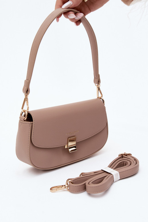 Petit sac en simili cuir ivoire Acacia