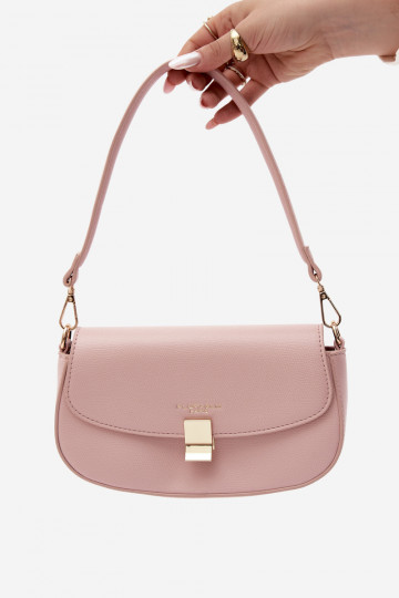 Petit sac en simili cuir rose Acacia