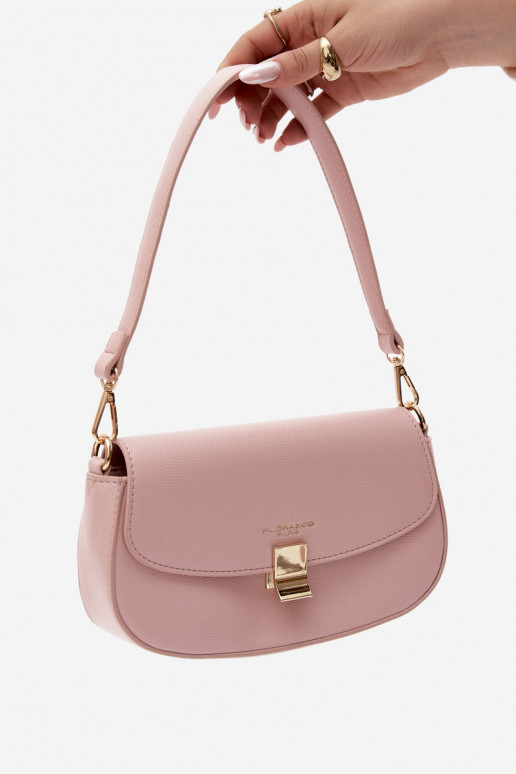 Petit sac en simili cuir rose Acacia