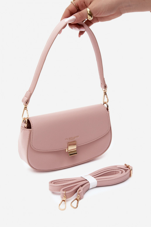 Petit sac en simili cuir rose Acacia