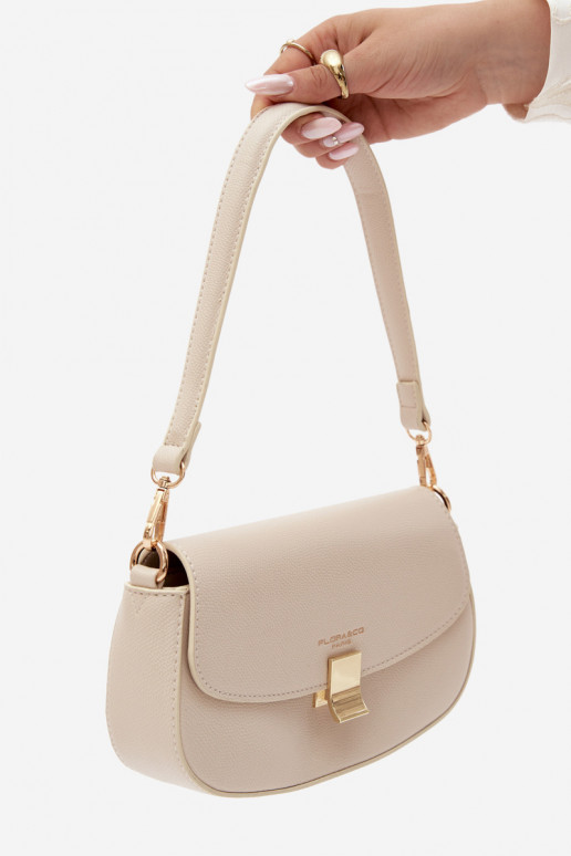 Petit sac en simili cuir sable clair Acacia