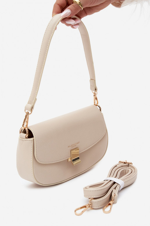 Petit sac en simili cuir sable clair Acacia